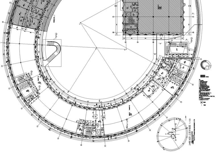 [上海]​奉贤社区中心全套建筑图纸+效果图-2#楼（A区）二层平面图 0326sc-02