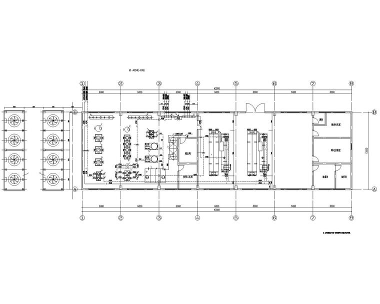 住宿建筑施工图资料下载-河南机场南航港务区直燃机房项目设计施工图