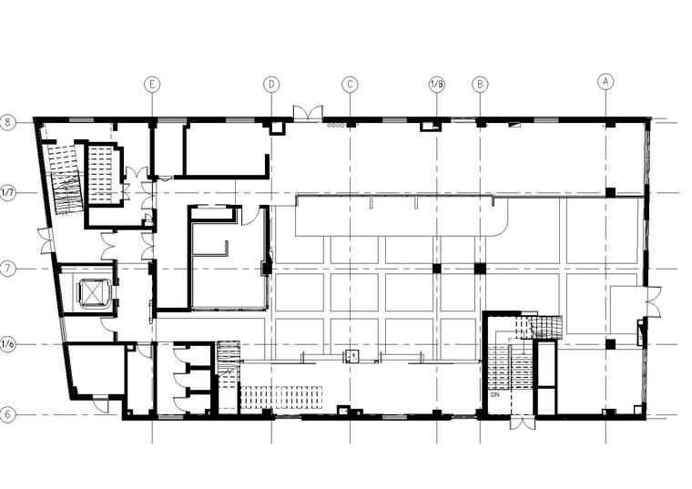 工业风餐厅CAD施工图资料下载-[上海]工业风精酿啤酒吧餐厅全套施工图