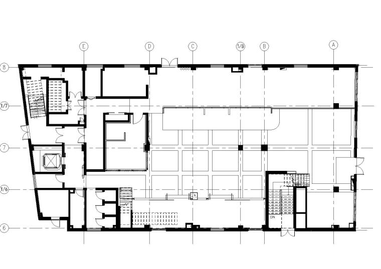 工业风餐厅CAD施工图资料下载-[上海]工业风精酿啤酒吧餐厅全套施工图