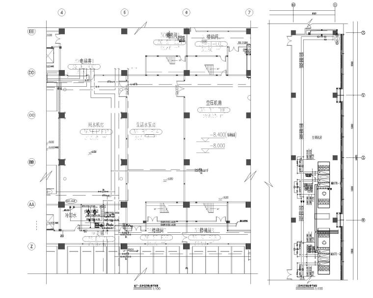 工厂施工总平面资料下载-华为南方工厂二期暖通设计施工图