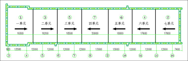 明挖车站基坑支护混凝土支撑拆除施工方案-52A区混凝土支撑拆除顺序示意图