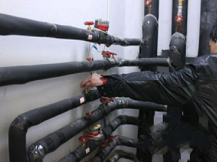 室内消防管道施工工艺资料下载-室内采暖管道安装施工工艺标准