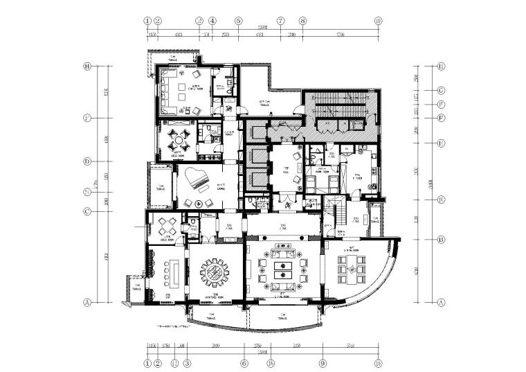 上海豪宅方案资料下载-上海汤臣一品项目360㎡豪宅样板房施工图