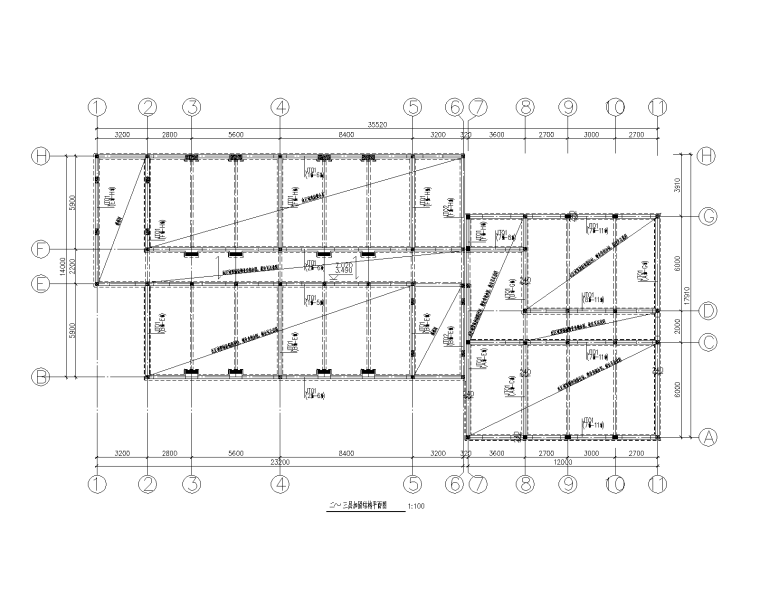 砖混结构教学楼图纸资料下载-砖混结构小学教学楼加固改造施工图(加建)