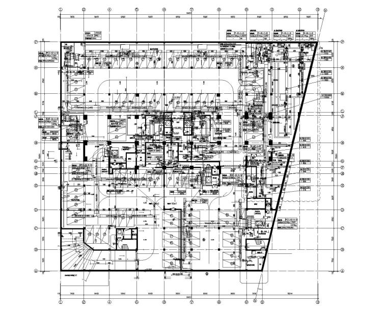 夹层设计施工资料下载-上海二十层酒店空调通风系统设计施工图