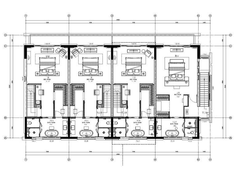 丽江复华度假世界七套别墅CAD施工图+效果图-住宅装修-筑龙室内设计论坛