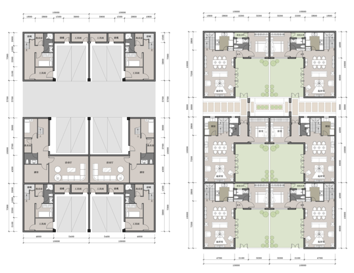 泰禾姑苏院子结案建筑方案设计文本(123页)-院墅140组团