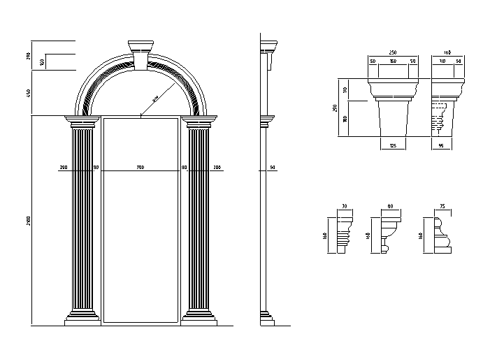 GRC成品大样图（CAD）-GRC成品大样图6