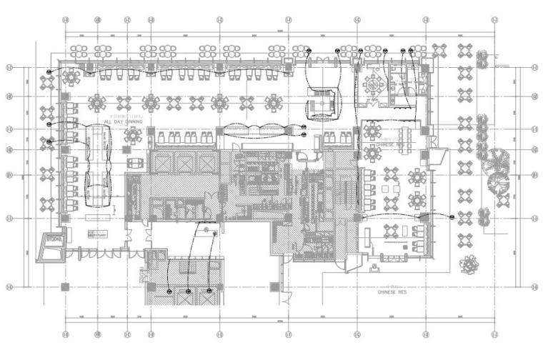 3000m酒店设计效果图资料下载-[广东]希尔顿五星商务酒店施工图+设计方案