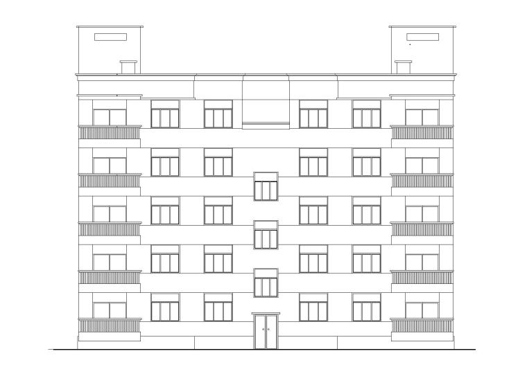 某地区现代风格党校设计资料下载-[陕西]西安某小区住宅节能设计建筑施工图