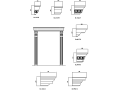 欧式常用构件门窗系列大样图（CAD）