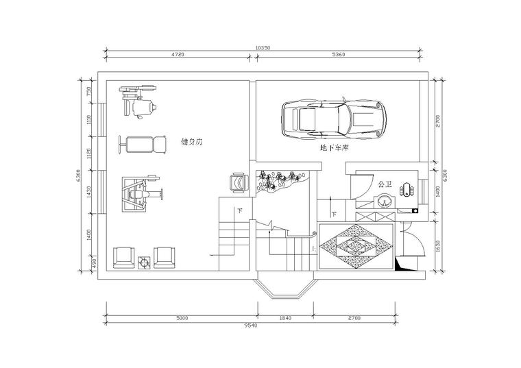 别墅施工布置资料下载-[深圳]白金瀚熊先生别墅施工图+文本效果图