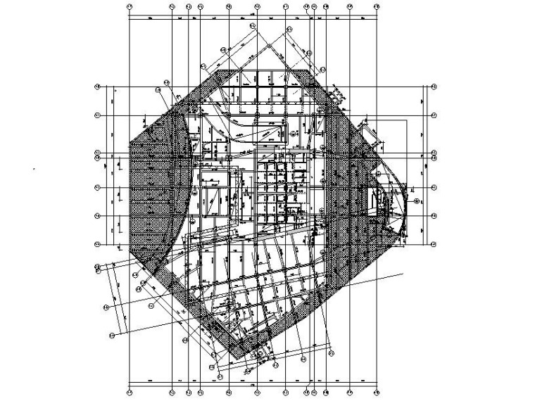 100m办公楼核心筒资料下载-180m超高层框筒结构办公楼建筑结构施工图