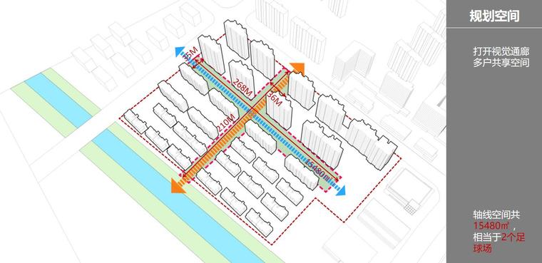 [安徽]新中式风格叠拼洋房高层住宅建筑方-规划空间