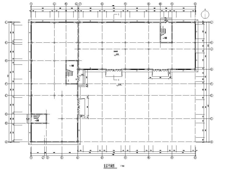 住宅楼组织施工设计图资料下载-宿舍建筑户型住宅楼设计图
