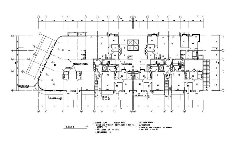 高层户型设计标准资料下载-高层小区住宅楼户型设计图