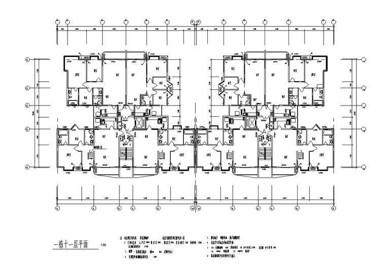 高层小区住宅楼户型设计图-建筑户型图-筑龙建筑设计论坛