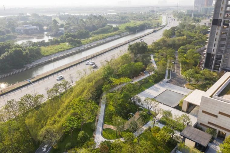 微景观营造资料下载-都市微山林 | 保利和悦滨江景观设计