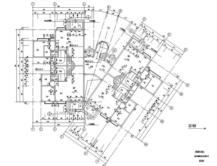 公寓住宅户型设计资料下载-复式公寓建筑户型设计图