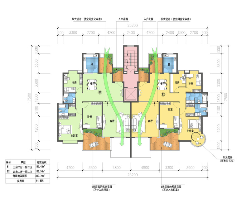 公寓住宅户型设计资料下载-12 个住宅户型户型设计图