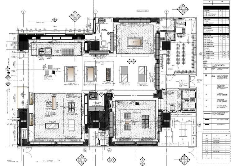 效果图品面图设计资料下载-[河南]郑州HUGO BOSS奢侈品店施工图+效果图