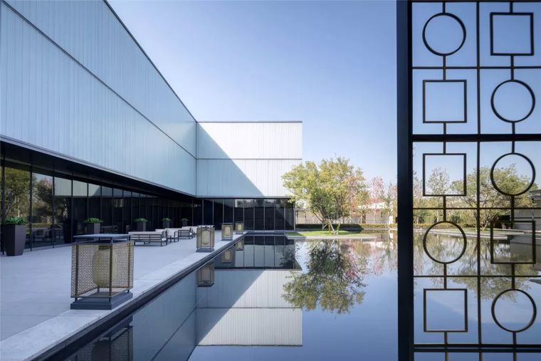 中庭水景实景照