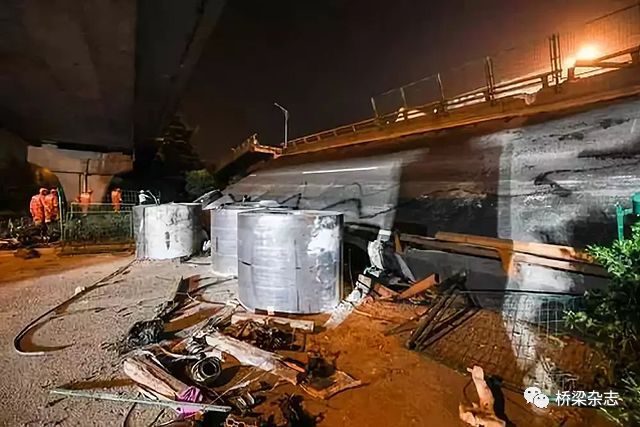 高架桥风险点资料下载-无锡高架桥坍塌祸端之源是超载还是独柱墩？