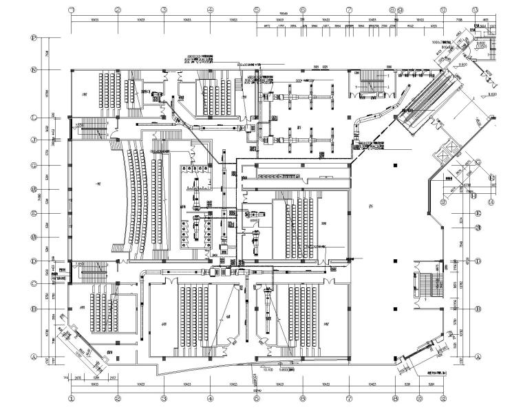 中央空调水系统图dwg资料下载-湖南浏阳某电影院中央空调系统设计施工图