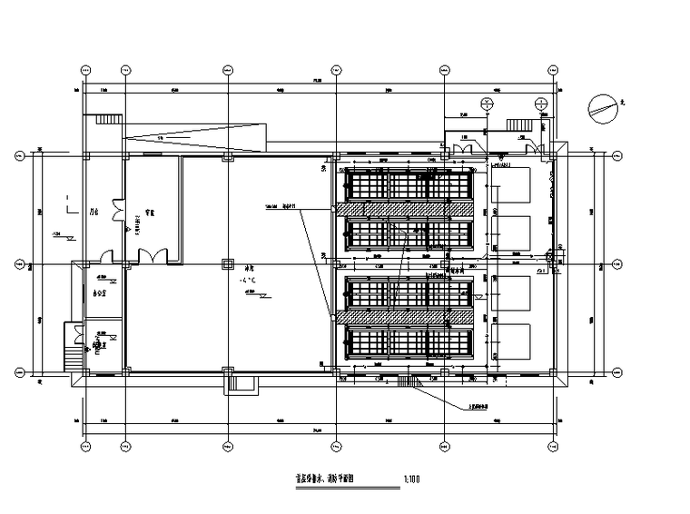 多层物流园施工图资料下载-贵州电商物流园制冰间给排水施工图