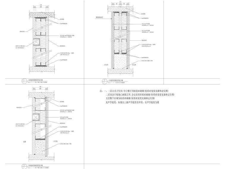 [上海]五星商务洲际酒店施工工程项目施工图-标准节点参照2