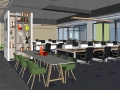 现代风格办公空间室内SU模型设计(5)