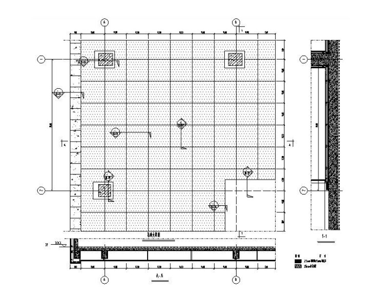 室外扣板吊顶施工图资料下载-铝板吊顶系统标准图