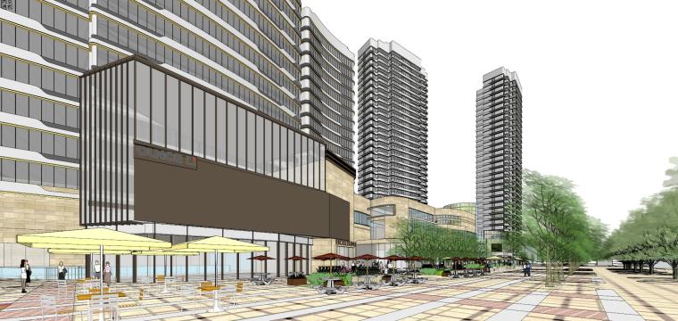 新古典居住区规划设计案例资料下载-[上海]新古典洋房+入口居住区建筑模型