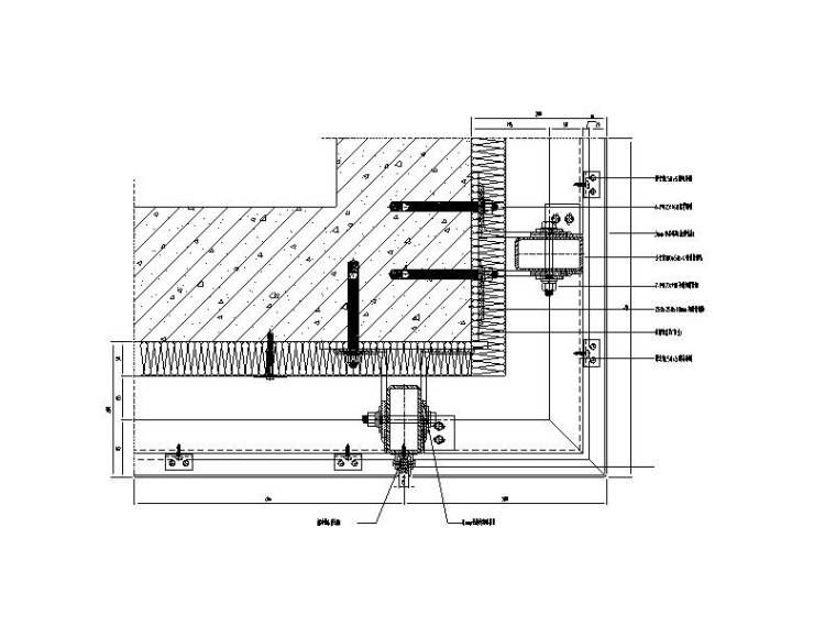 电梯井铝板幕墙资料下载-铝板幕墙系统标准图