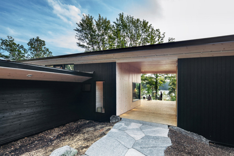加拿大约瑟夫湖木屋-012-Lake-Joseph-Cottage-by-VFA-Architecture-Design