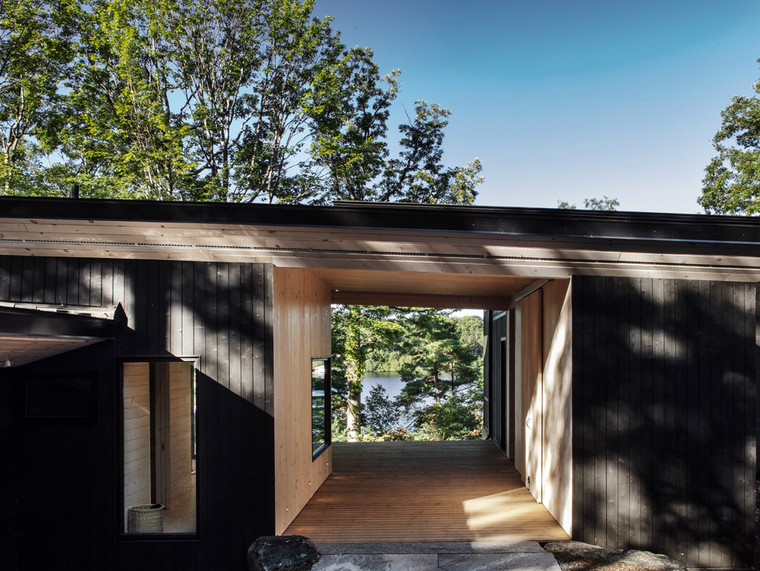 加拿大约瑟夫湖木屋-022-Lake-Joseph-Cottage-by-VFA-Architecture-Design