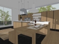 欧式风格厨房空间室内SU模型设计（3）