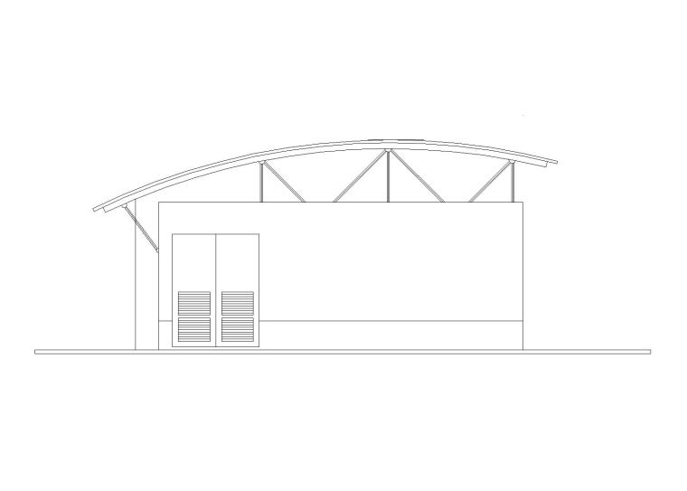 家装设计图块cad资料下载-水泵房建筑施工图（CAD）