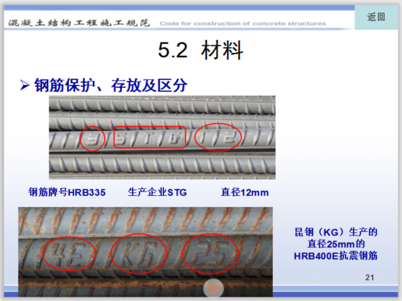 混凝土结构工程施工规范宣讲之钢筋工程-钢筋保护、存放及区分