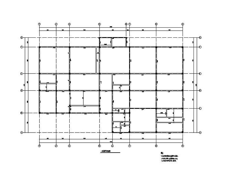 农业养猪厂钢结构施工图资料下载-3层框架农场碾米厂建筑结构施工图2017