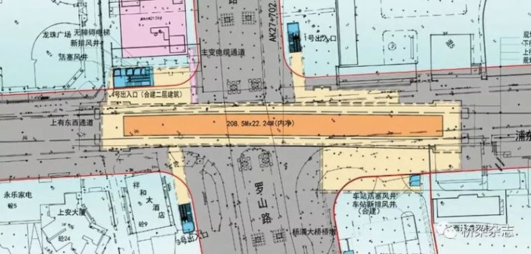 地铁沿线围护资料下载-当地铁施工距离杨浦大桥桩基仅3.9米