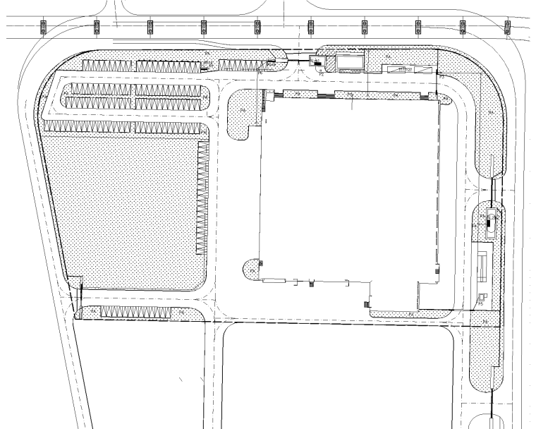 木栈道景观桥施工图纸资料下载-[贵州]航空食品楼景观施工图-含招标,技术