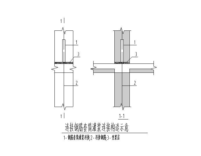 全灌浆套筒连接示意图图片