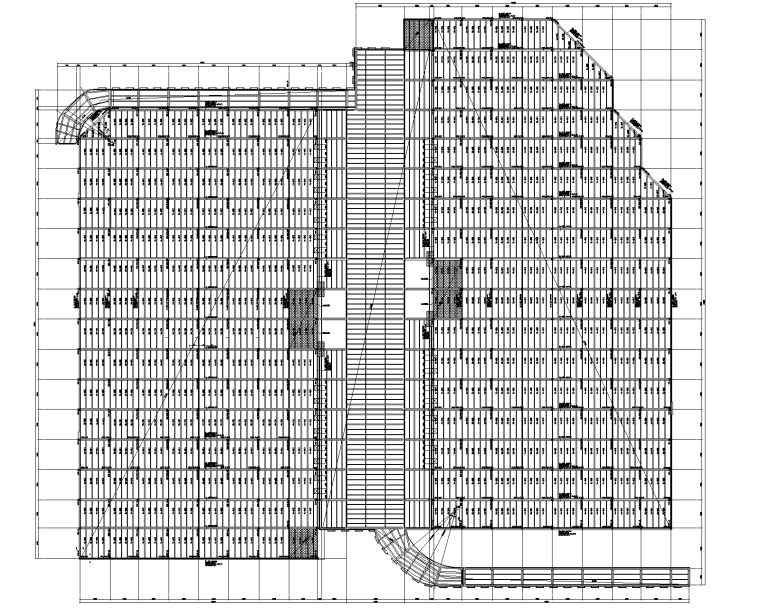 轻钢结构多层结构图资料下载-物流园仓库项目结构图(先张法预应力预制梁)