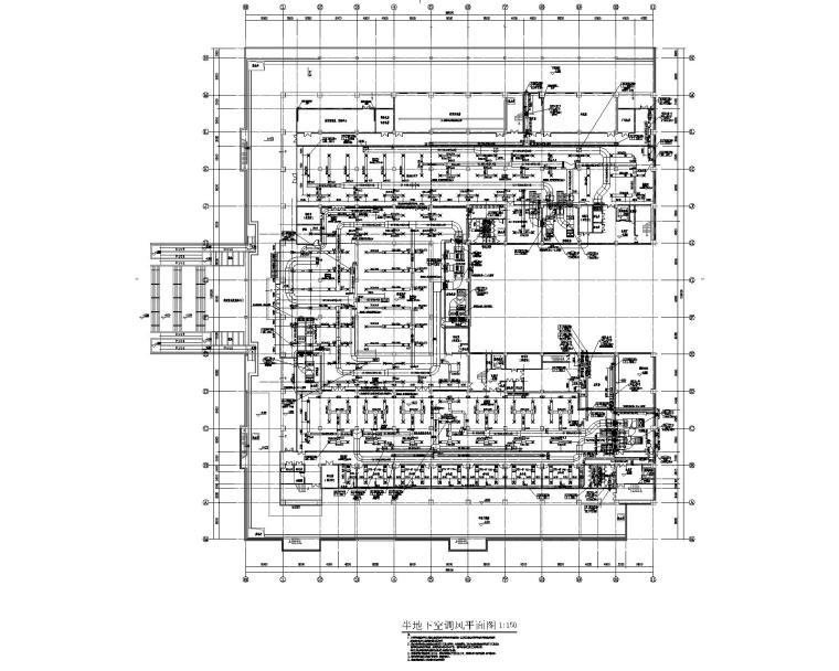 螺杆机组大样资料下载-河南四层城市规划展览馆综合楼暖通施工图