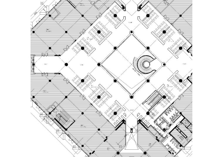 模型到施工图资料下载-[北京]-中粮广场改造内装施工图+SU模型