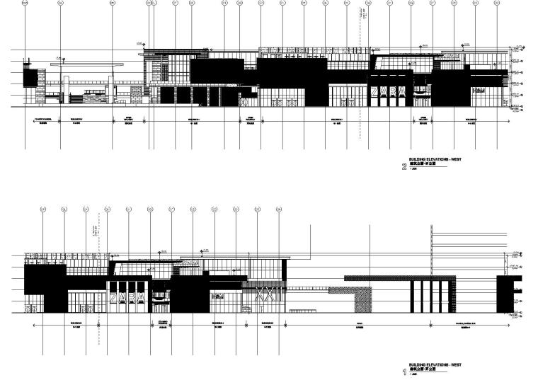 ​[上海]前滩25号太古里规划方案+建筑图-建筑立面-西立面