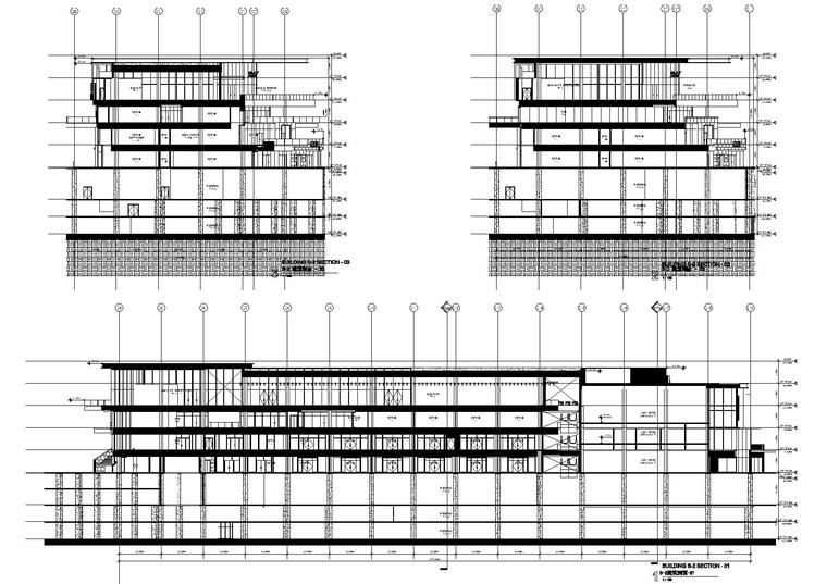 ​[上海]前滩25号太古里规划方案+建筑图-S-2建筑剖面