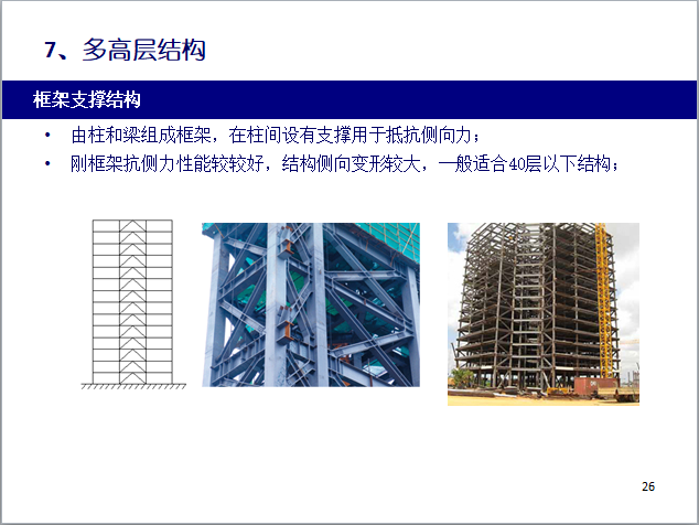 钢框架支撑结构体系图片